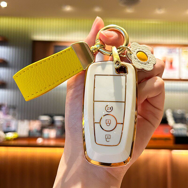 23款福特锐界l钥匙套evos探险者2023款锐际壳汽车装饰用品大全女