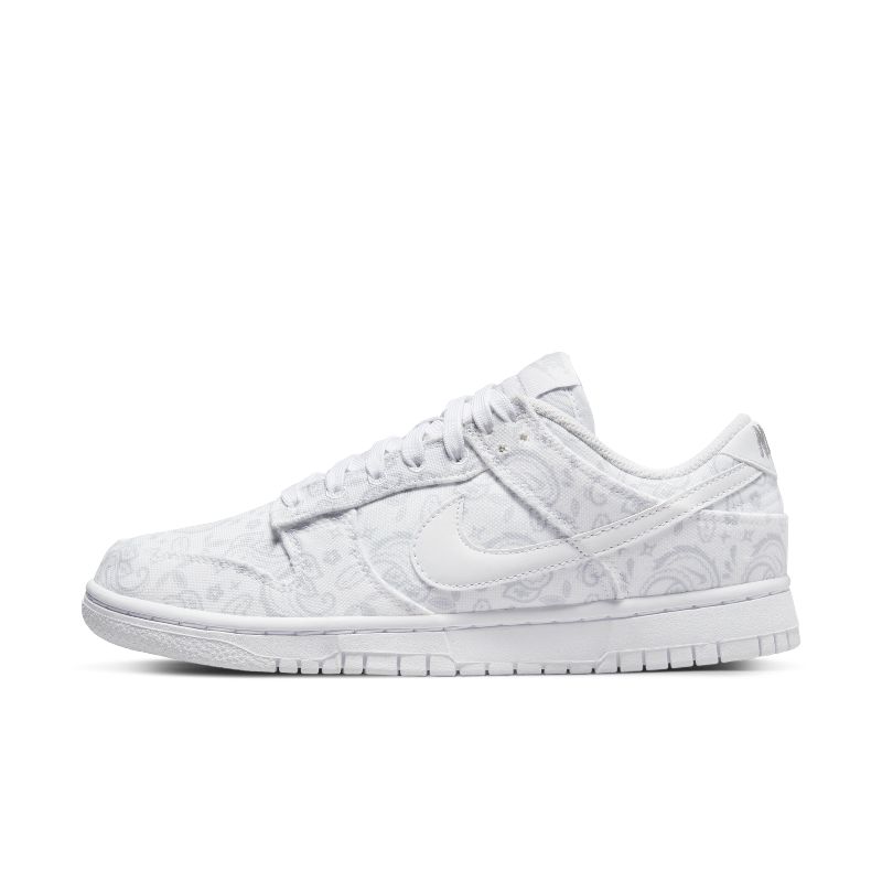 Nike Dunk Low 腰果花白色 女款 复古低帮运动休闲板鞋DJ9955-100