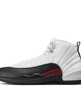 Air Jordan 12 AJ12 白黑红 男运动休闲复古高帮篮球鞋CT8013-162