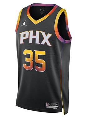 Nike 黑色 男子 菲尼克斯太阳队 数字字母无袖篮球背心DO9540-015