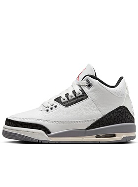 Air Jordan 3 白色 GS运动休闲复古中帮篮球鞋DM0967-106