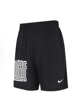 Nike 黑色 男子 字母运动休闲 复古舒适百搭潮流短裤 DH7165-011