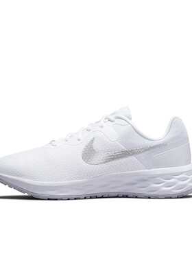 Nike REVOLUTION 6 白色女运动休闲舒适百搭低帮跑步鞋DC3729-101