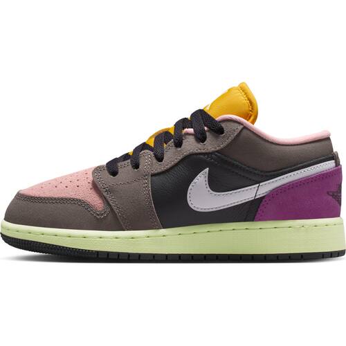 AJ1棕粉色GS运动休闲低帮篮球鞋