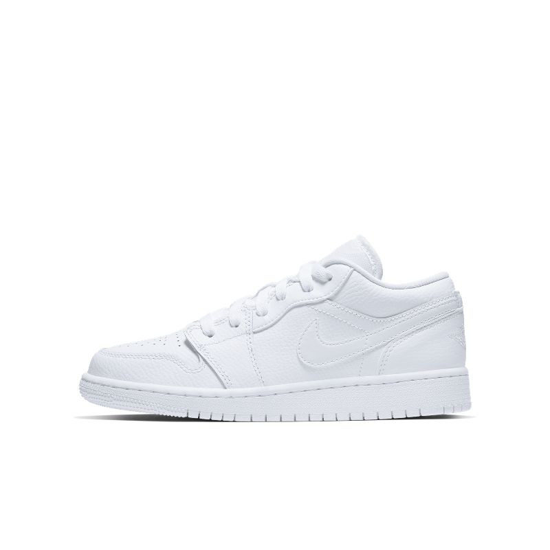 Air Jordan 1 AJ1纯白男女低帮运动休闲篮球鞋553558 553560-126