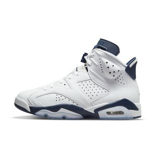 Air Jordan 6 AJ6 白蓝 午夜蓝 男高帮复古休闲篮球鞋CT8529-141