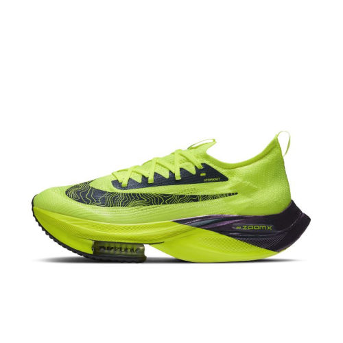 NikeAirZoom黑绿马拉松跑步鞋