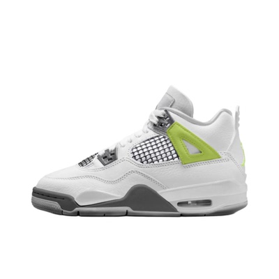 AJ4白色低帮休闲运动篮球鞋