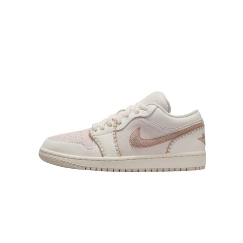 AJ1米色女款低帮复古篮球鞋