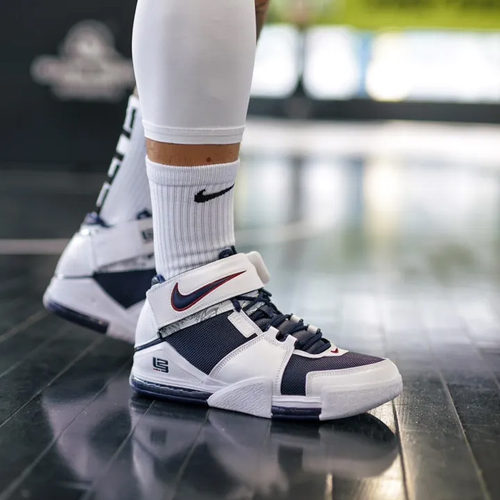 Nike Lebron 2 Zoom 耐克詹姆斯2午夜蓝男子实战篮球鞋DR0826-100