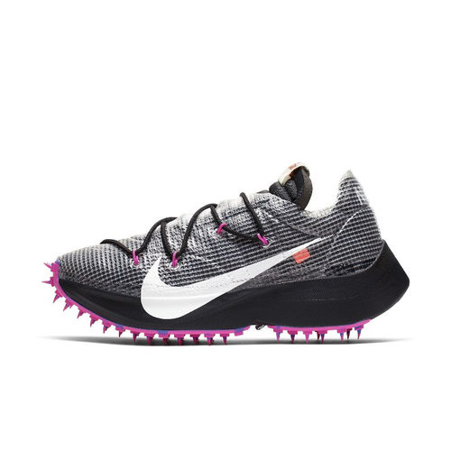 NikeOW联名黑紫女跑步鞋