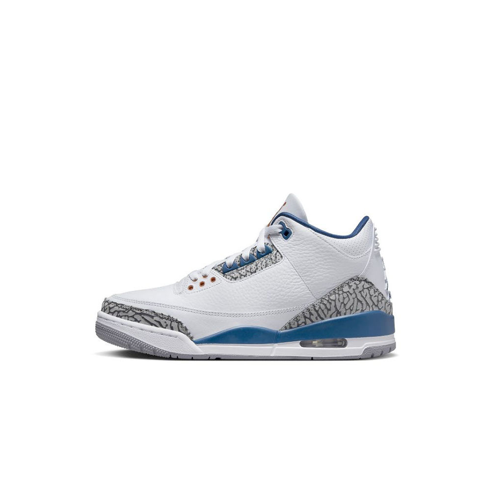 Air Jordan 3 Retro AJ3白蓝男奇才运动复古低帮篮球鞋CT8532-148