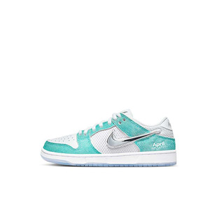 Nike Dunk SB 联名 白绿色 低帮 儿童休闲运动板鞋FZ6106-300