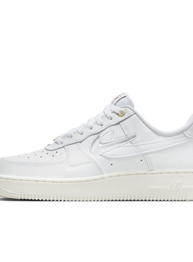 Nike Air Force 1 AF1空军一号 纯白金扣女子低帮板鞋 DZ5616-100
