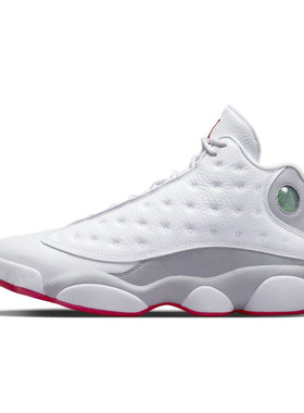Air Jordan 13 AJ13白灰色男子运动休闲复古高帮篮球鞋414571-160