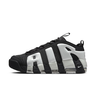 Nike Air More Uptempo 黑白 男女同款 低帮篮球鞋FZ3055-001-100