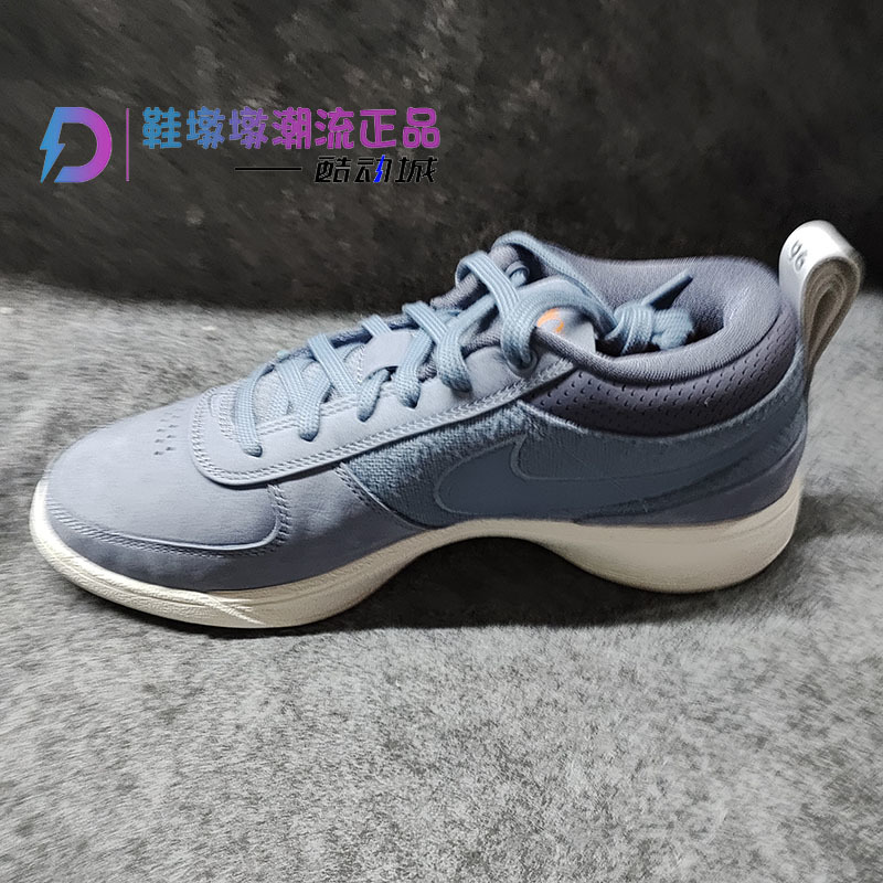 Nike布克1代蓝色复古低帮篮球鞋