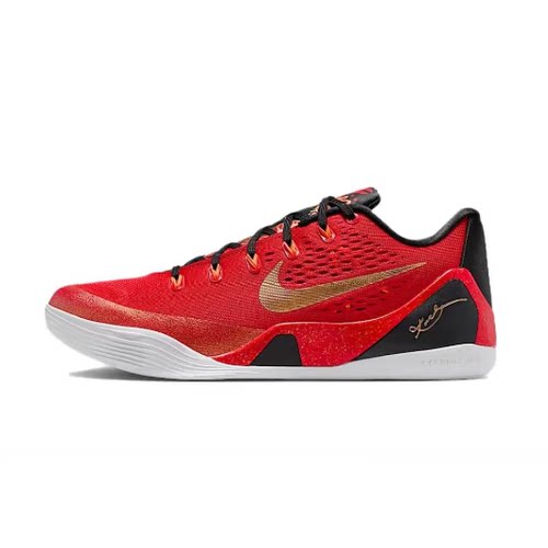 Nike红黑色男款低帮篮球鞋