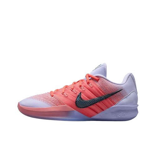 Nike紫红色女款低帮篮球鞋