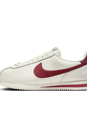 Nike Cortez 白红色 女款 低帮 休闲运动跑步鞋FZ5167-133