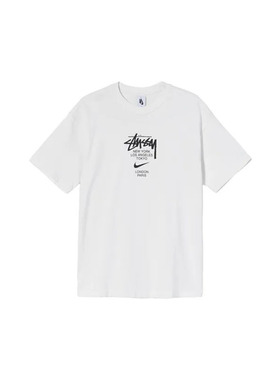 Nike 联名款 白色 胸前Logo印花休闲运动短袖T恤 DD3343-121