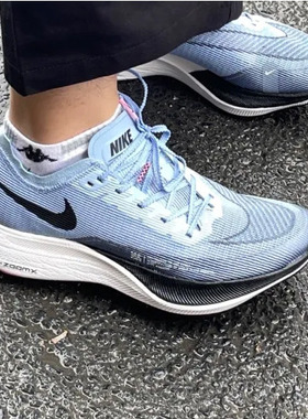 Nike Zoomx Vaporfly Next% 2 耐克蓝色低帮运动跑步鞋CU4111-401