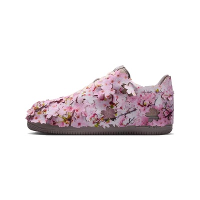 NikeAirForce1樱花扎染板鞋