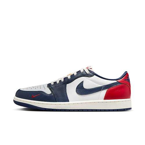 Air Jordan 1 Low AJ1 红白蓝 男款低帮潮流复古篮球鞋HQ2993-100