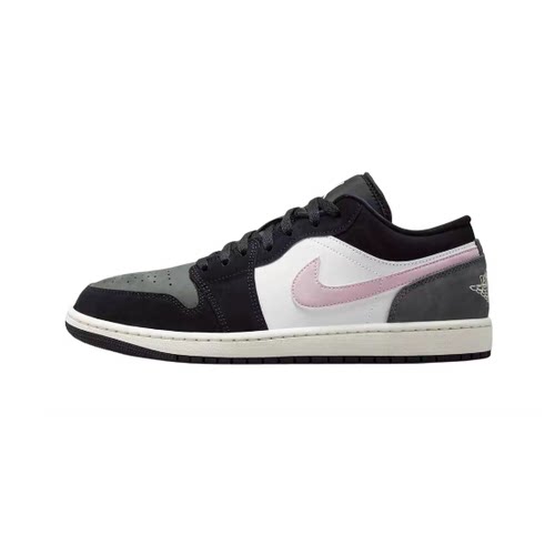 AJ1黑白男款低帮篮球鞋
