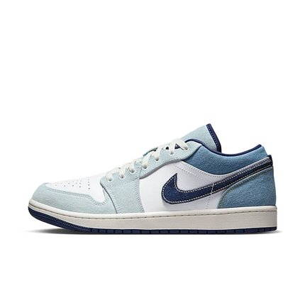 Air Jordan 1 Low AJ1 白蓝色 男子运动休闲篮球鞋IH0648-141