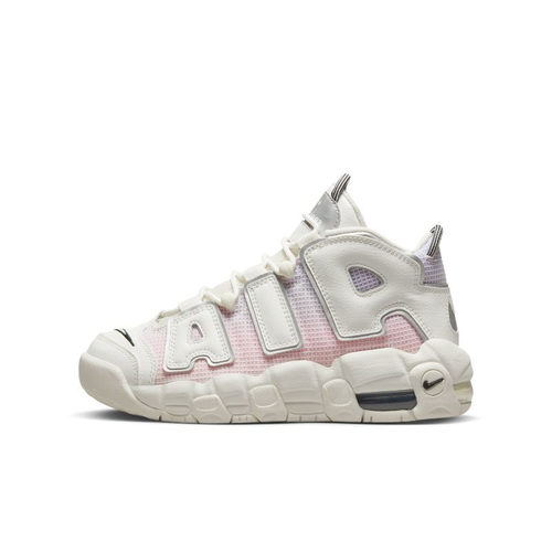 Nike Air More Uptempo 粉白渐变GS中帮运动复古篮球鞋DQ0514-100