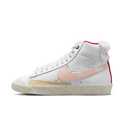 Nike BLAZER MID 白粉 女子运动休闲复古潮流中帮板鞋 FD4342-181