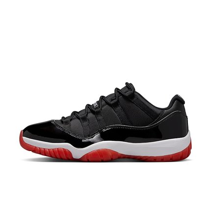 Air Jordan 11 Low AJ11 黑红色 男款 低帮篮球鞋FV5104-006