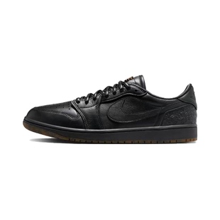 Air Jordan 1 Retro AJ1 黑色 男款 低帮 复古篮球鞋IO3147-001