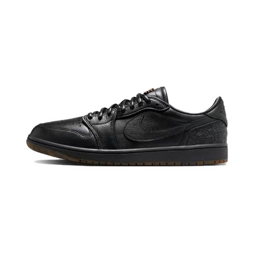 AJ1黑色男款低帮复古篮球鞋