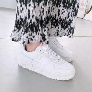 AF1空军一号女 像素奶油白 Nike CK6649 Force 低帮板鞋 105 Air