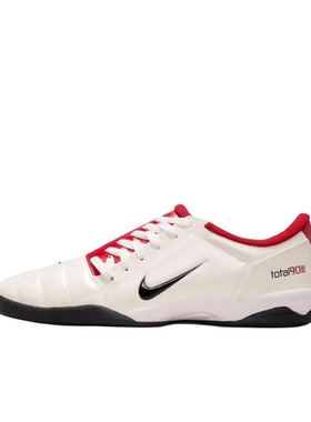 Nike Total 90 白红色 男款 低帮 休闲潮流运动足球鞋HQ2851-100