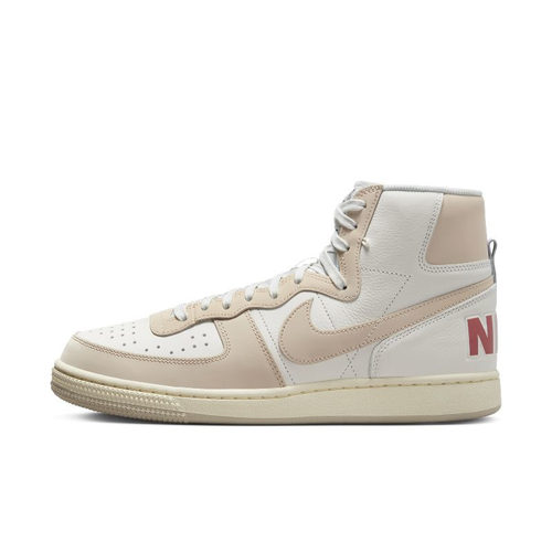 Nike粉白色男款高帮板鞋