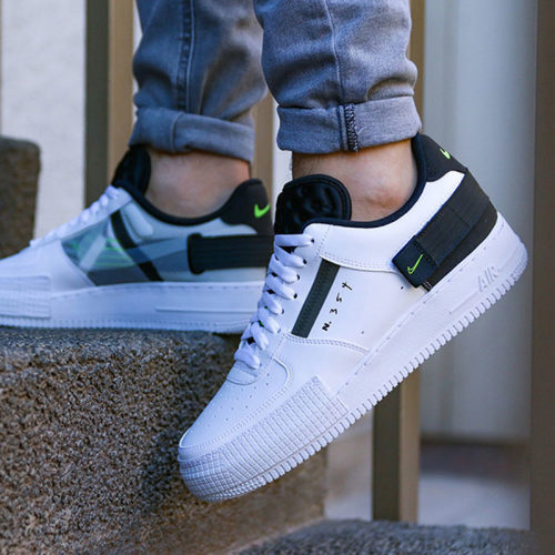 NikeAF1白金解构机能魔术贴板鞋