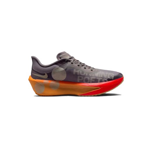Nike灰棕色男款马拉松跑步鞋
