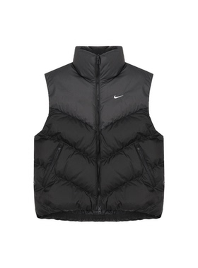 Nike Sportswear  黑色 女款 纯色羽绒马甲HF7897-010