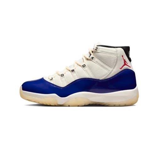 AJ11蓝色男款高帮复古篮球鞋