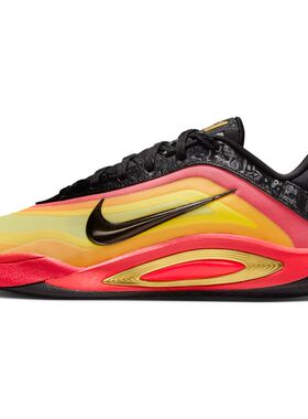 Nike A'One 红黄色 女子 运动休闲舒适百搭低帮篮球鞋 HQ1733-001