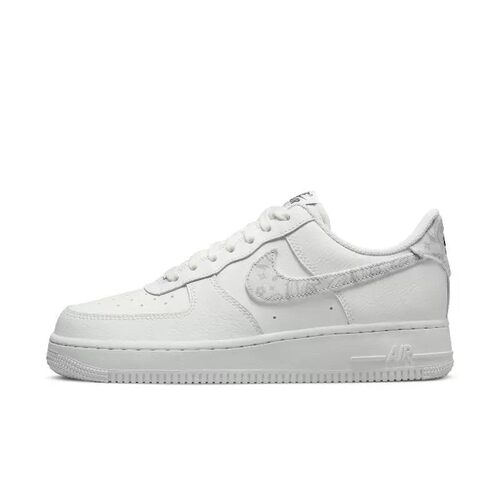 Nike Air Force 1 AF1 空军一号 腰果花白灰女低帮板鞋DJ9942-100