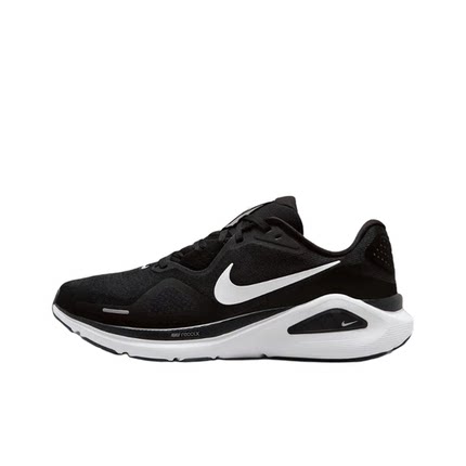 Nike Zoom Structure 26 黑白 男款 低帮休闲跑步鞋HJ1102-002