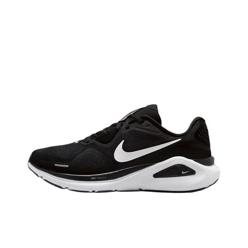 Nike Zoom Structure 26 黑白 男款 低帮休闲跑步鞋HJ1102-002