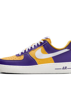 AF1空军一号紫黄色女低帮板鞋