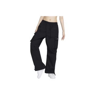 Nike Sportswear 黑色 女款 休闲宽松多口袋工装长裤FV7521-010