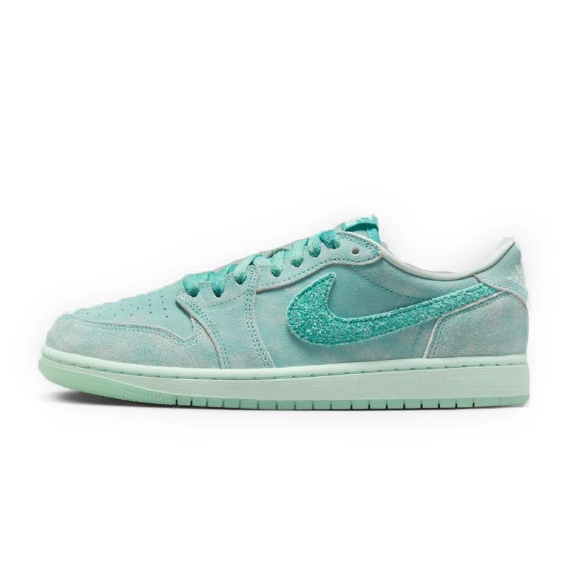 Nike AJ1青绿色低帮休闲鞋冬季运动鞋板鞋HQ8111-300