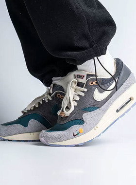 Nike Air Max 1 耐克联名 灰蓝鸳鸯运动休闲复古跑步鞋DQ8475-001